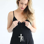 Scarlett Nursing Friendly Cami Jumpsuit | Noir | Milk & Baby