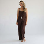 Scarlett Nursing Friendly Cami Jumpsuit | Espresso | Milk & Baby