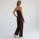 Scarlett Nursing Friendly Cami Jumpsuit | Espresso | Milk & Baby