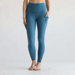 Reveal Ultra High Waisted Tummy Control Postpartum Legging 25'' (Oasis Blue)) | Milk & Baby