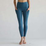 Reveal Ultra High Waisted Tummy Control Postpartum Legging 25'' (Oasis Blue)) | Milk & Baby