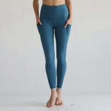 Reveal Ultra High Waisted Tummy Control Postpartum Legging 25'' (Oasis Blue)) | Milk & Baby