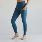 Reveal Ultra High Waisted Tummy Control Postpartum Legging 25'' (Oasis Blue)) | Milk & Baby