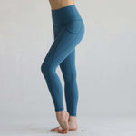 Reveal Ultra High Waisted Tummy Control Postpartum Legging 25'' (Oasis Blue)) | Milk & Baby