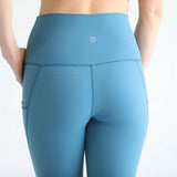 Reveal Ultra High Waisted Tummy Control Postpartum Legging 25'' (Oasis Blue)) | Milk & Baby