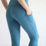 Reveal Ultra High Waisted Tummy Control Postpartum Legging 25'' (Oasis Blue)) | Milk & Baby