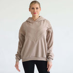 Isabella Ultra Soft Oversized Nursing & Pregnancy Hoodie (Taupe) | Milk & Baby