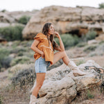 Winny Top in Camel | Milk & Baby