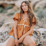 Winny Top in Camel | Milk & Baby