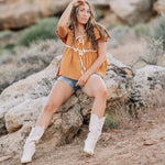 Winny Top in Camel | Milk & Baby