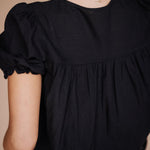 Winny Tie Top in Black | Milk & Baby