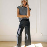 Allie Cap Sleeve & Sweat Set in Black | Milk & Baby