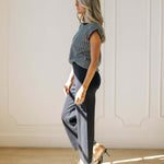 Allie Cap Sleeve & Sweat Set in Black | Milk & Baby