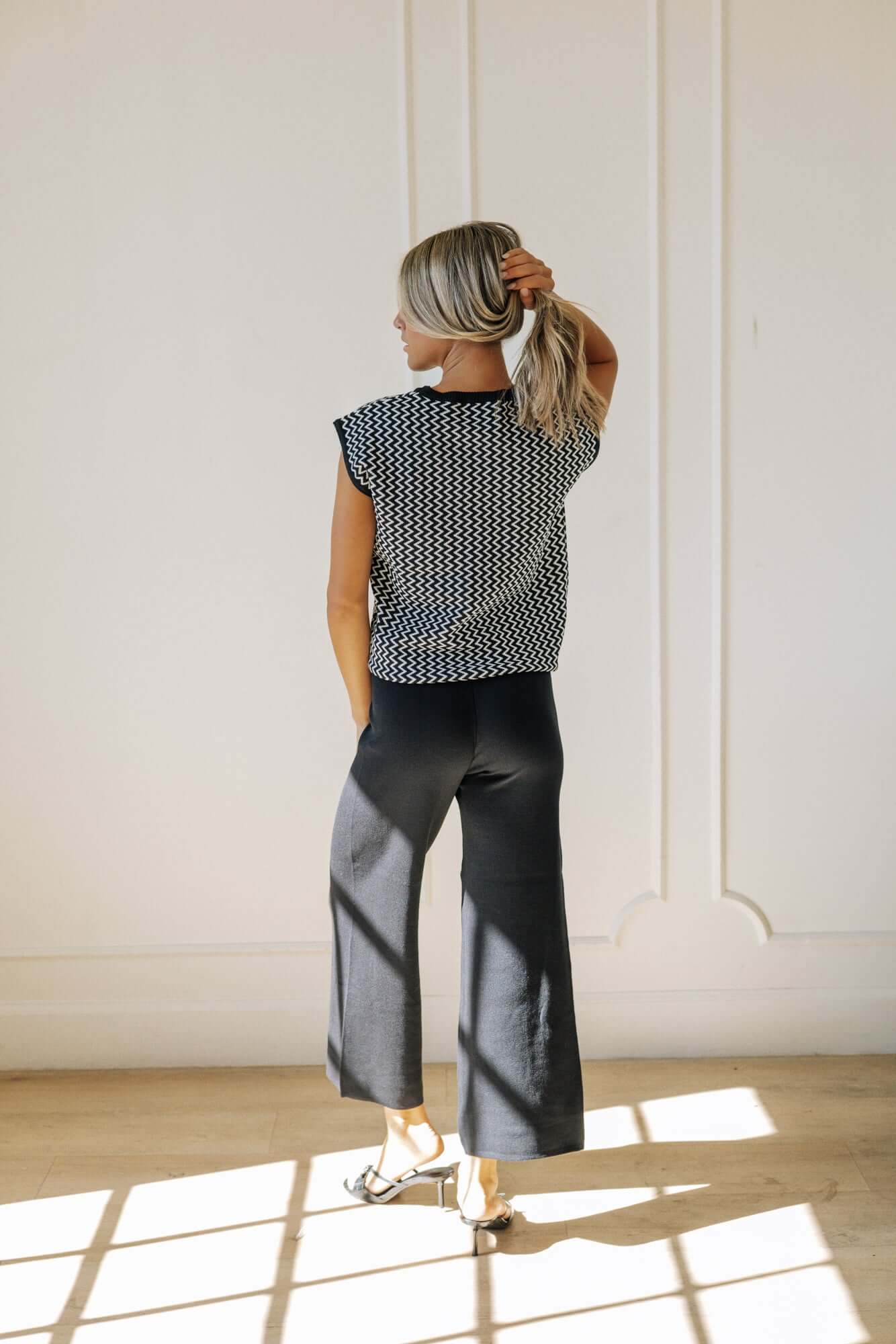 Allie Cap Sleeve & Sweat Set in Black | Milk & Baby