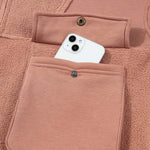 Mabel Half Zipper Baggy Sweatshirt | Milk & Baby