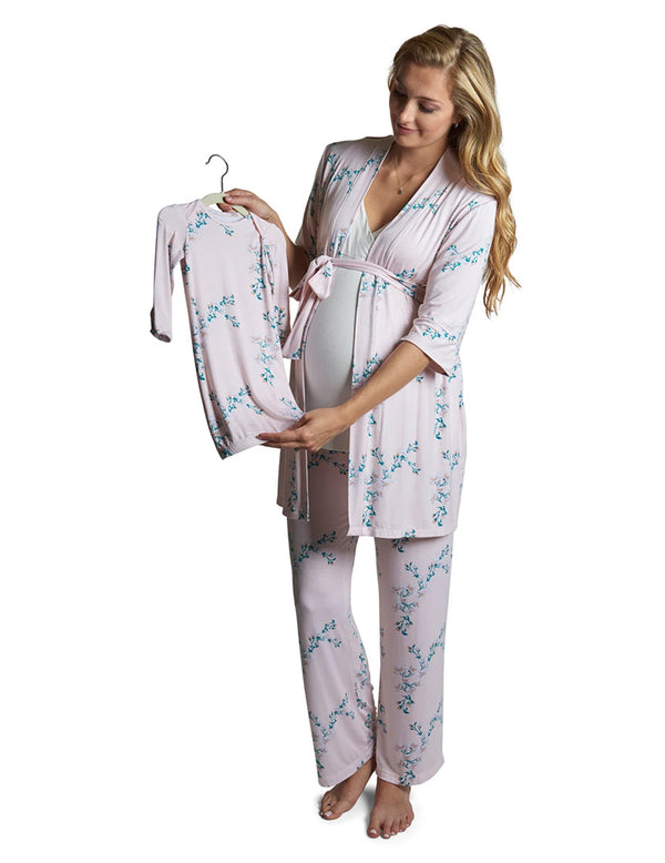 Lily Mommy Pajamas & Baby Set Milk & Baby