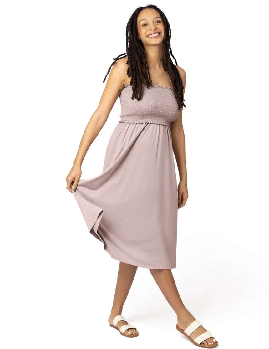 Sienna Smocked Nursing & Maternity Dress | Milk & Baby
