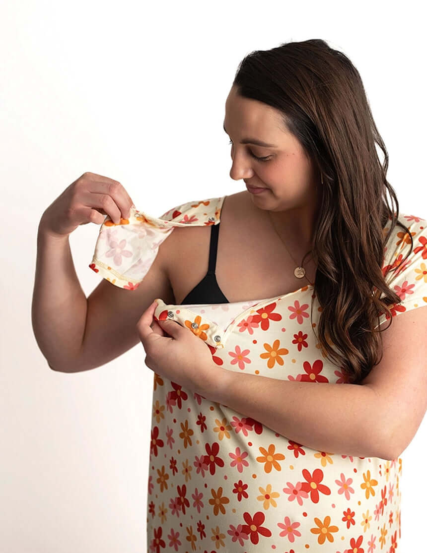 Groovy Labor & Delivery Gown | Milk & Baby