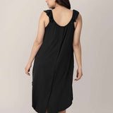 Ruffle Strap Labor & Delivery Gown | Black Milk & Baby