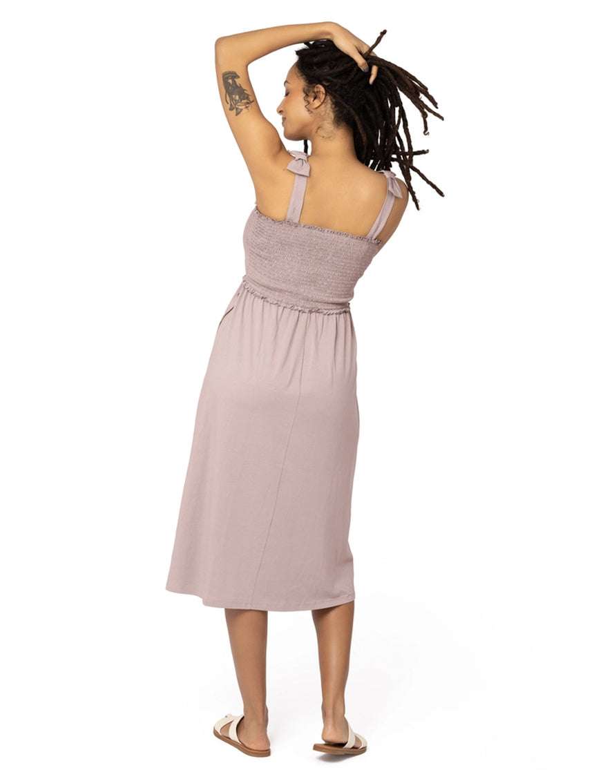 Sienna Smocked Nursing & Maternity Dress | Milk & Baby