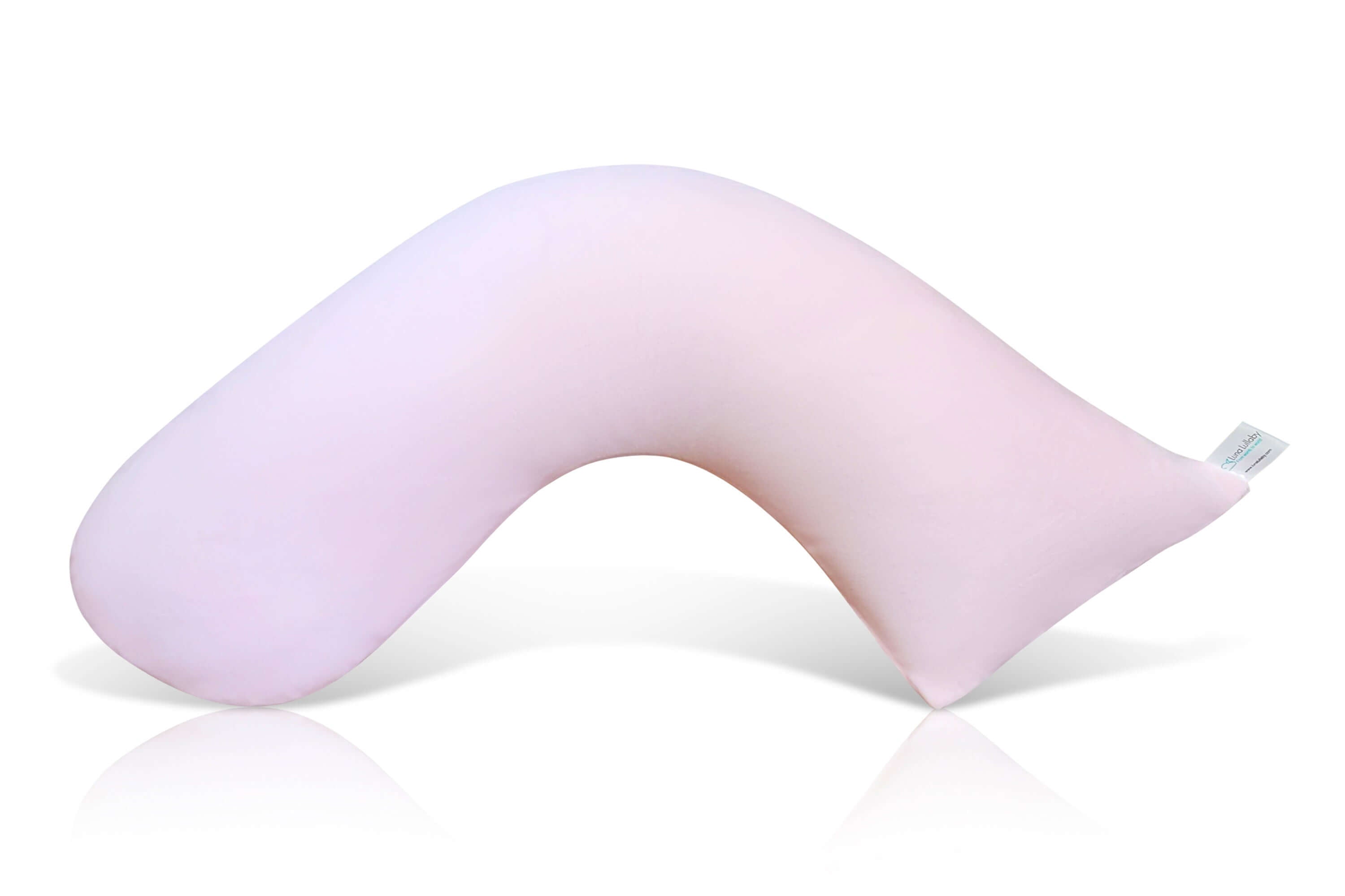 Luna Lullaby Nursing Pillow - Baby Pink Smooth | Milk & Baby