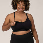Sublime® Nursing Sports Bra | Black | Milk & Baby