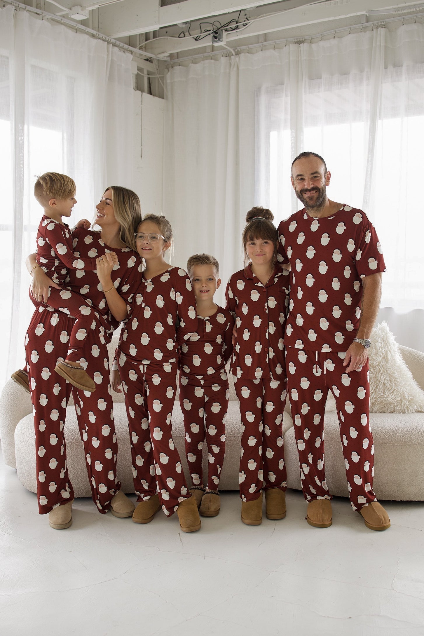 Vintage Santa | Men's Short Sleeve Pajamas