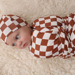 Copper Checkers Dream Swaddle Set | Milk & Baby