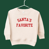 Santa's Favorite Varsity Sweatshirt