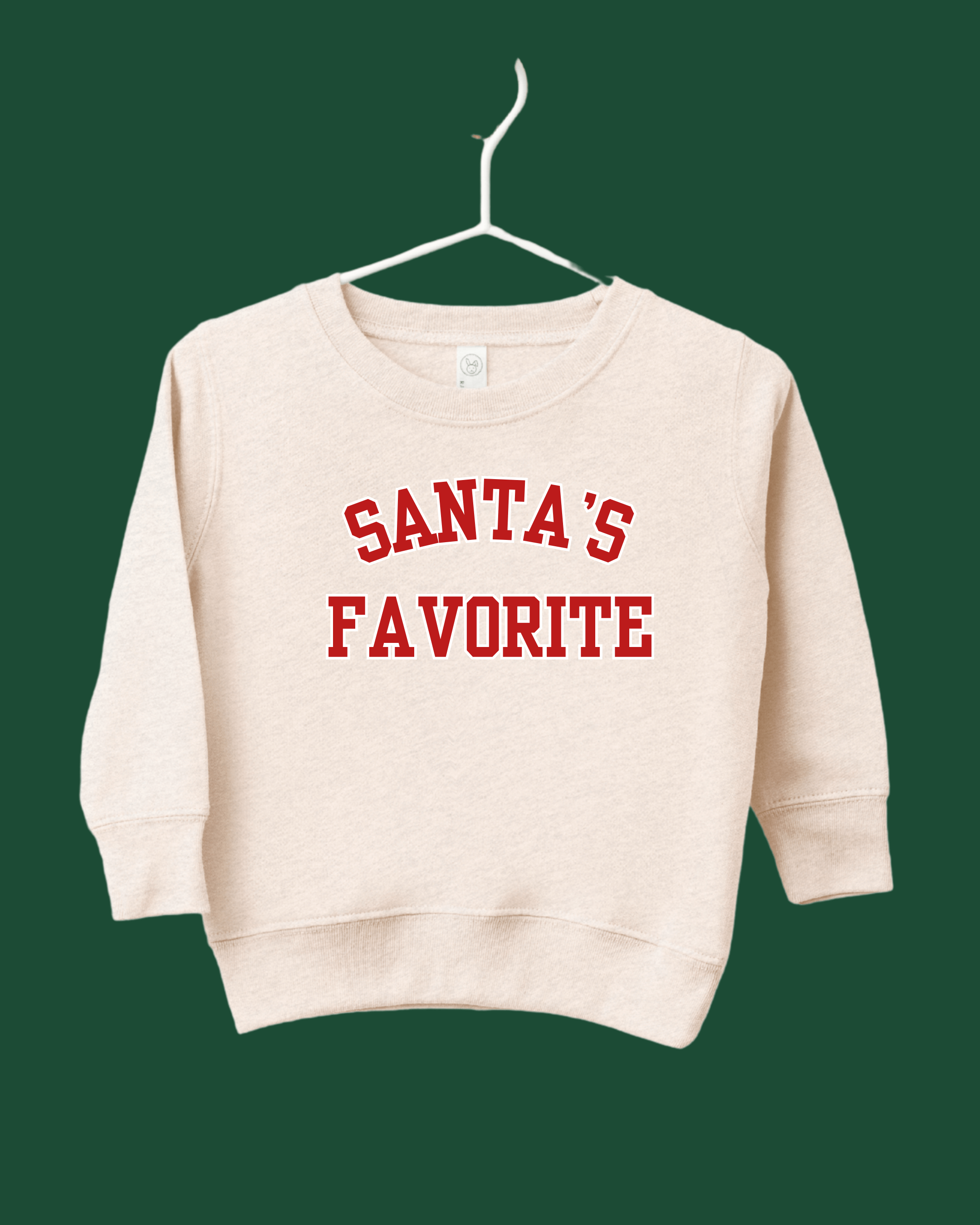 Santa's Favorite Varsity Sweatshirt