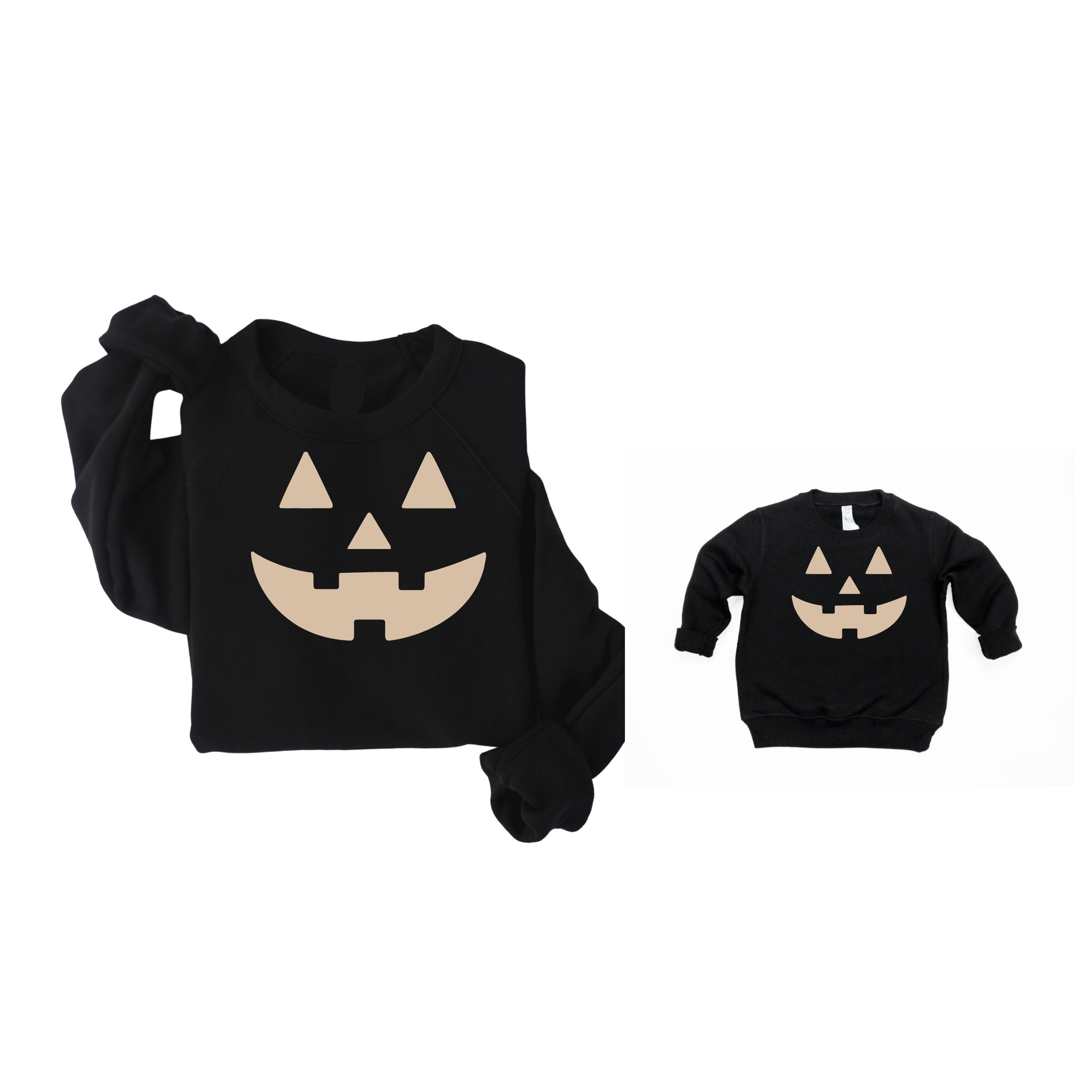 Neutral Jack-O-Lantern Adult Sweatshirt | Milk & Baby