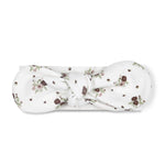Organic Headwrap - Plum Ditsy | Milk & Baby