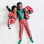 PLAID PINES | ZIP ROMPER | Milk & Baby