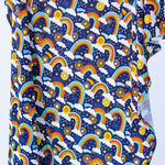The Forever Swaddle Blanket | Here Comes the Sunshine (Blue) | Milk & Baby