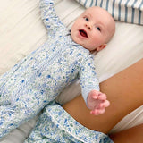 Birth Flowers Women’s Button Polo Short Pajama Set | Milk & Baby