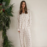Gingersnap | Women's Bamboo Button Up Lounge Set