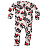 Magic Hearts Zip Up Bamboo Pajamas | Milk & Baby