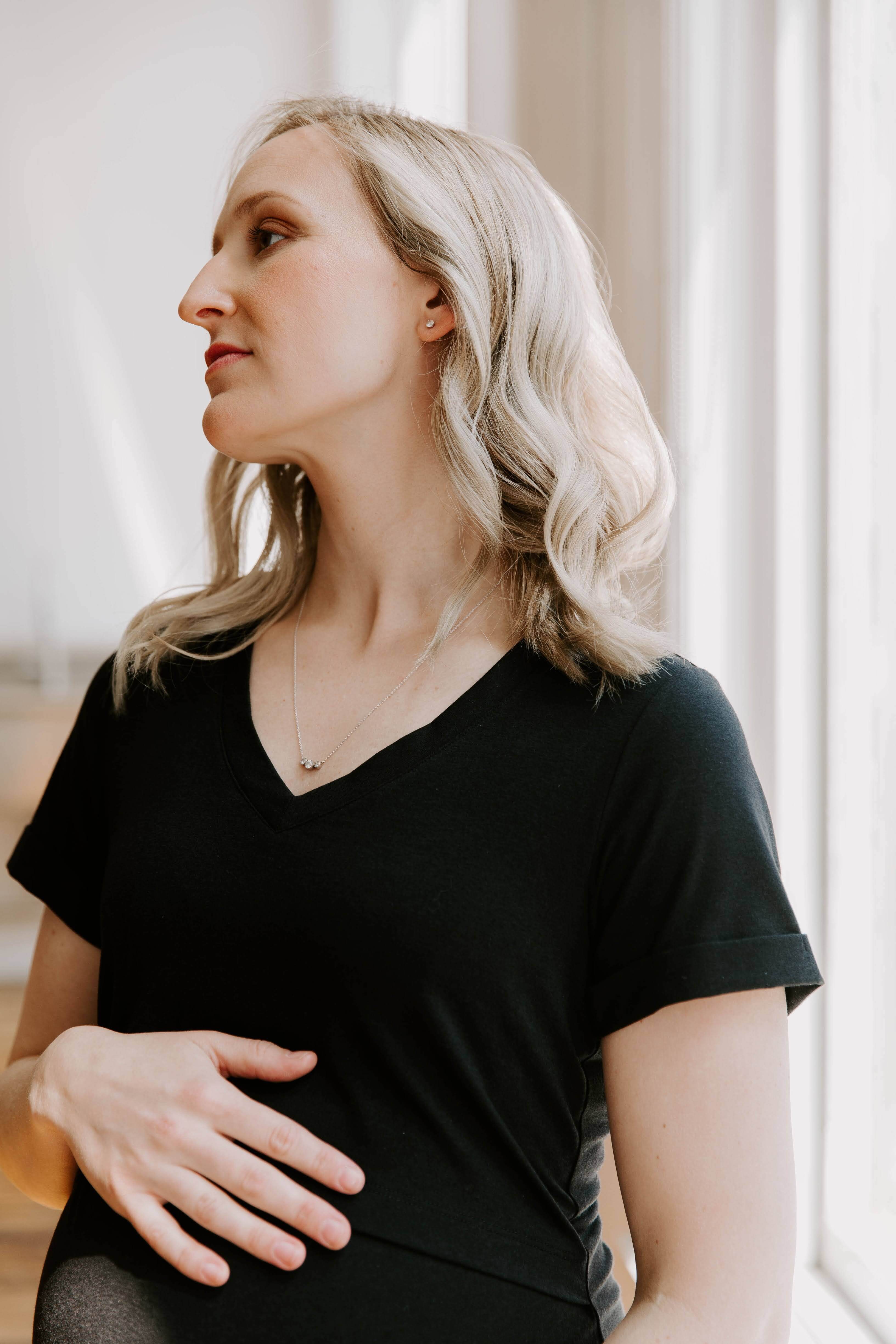 Everyday Breastfeeding Dress | Black | Milk & Baby