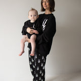 Midnight Skelly | Women's Sweat Set