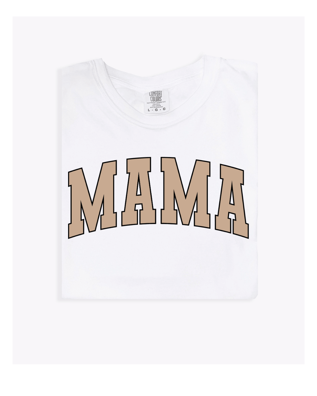 Mama Classic Collegiate Style Varsity Tee | Timeless, bold, and effortlessly cool. The Mama Classic Collegiate tee brings that vintage campus feel with a clean, strong design that never goes out of style. Made for everyday wear, this tee is soft, comforta