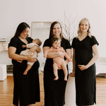Everyday Breastfeeding Dress | Black | Milk & Baby
