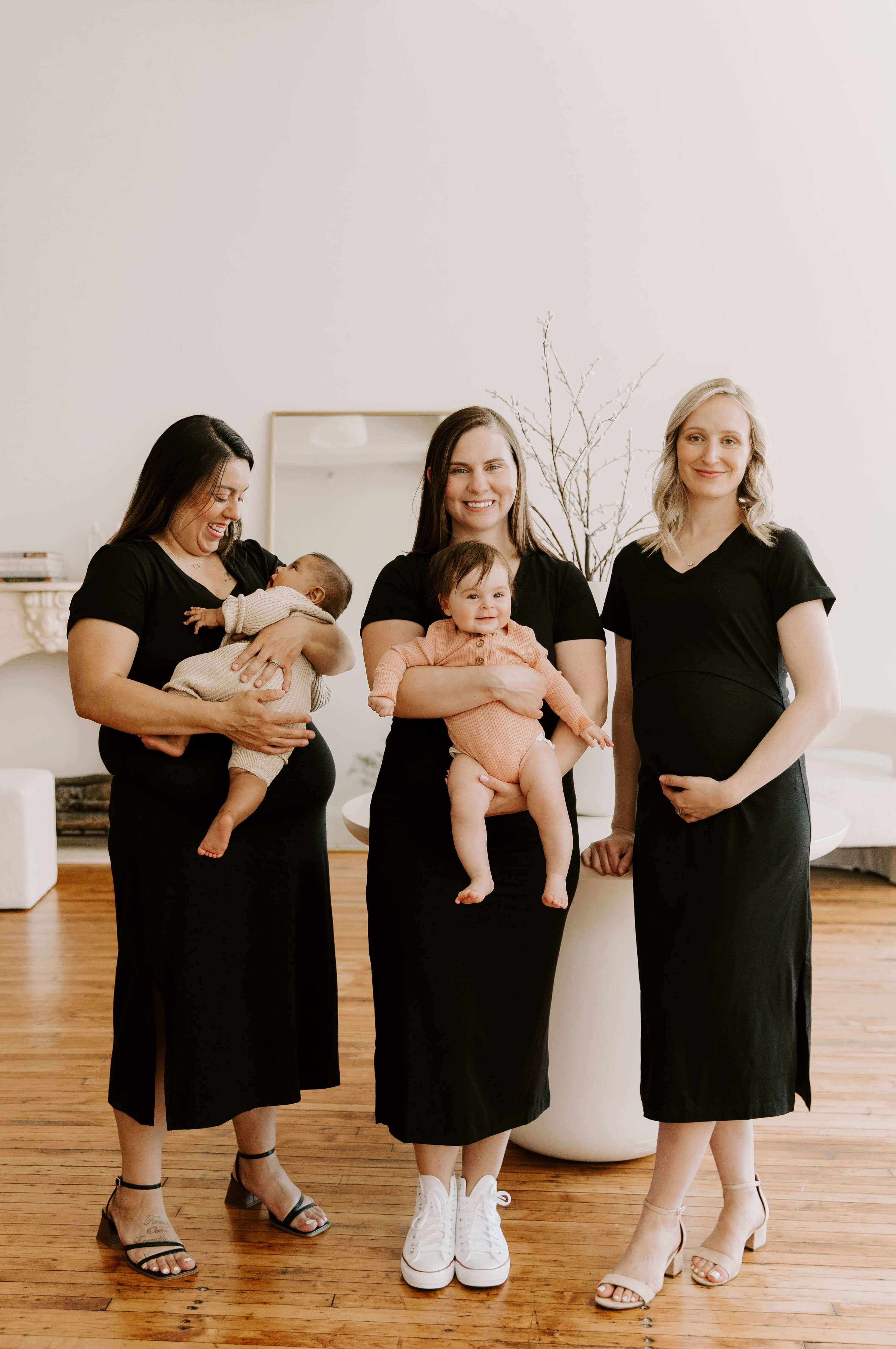 Everyday Breastfeeding Dress | Black | Milk & Baby