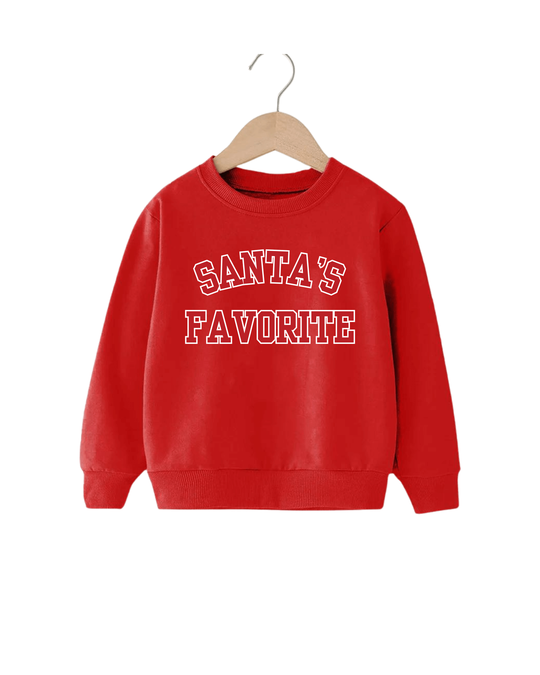 Santa's Favorite Varsity Sweatshirt