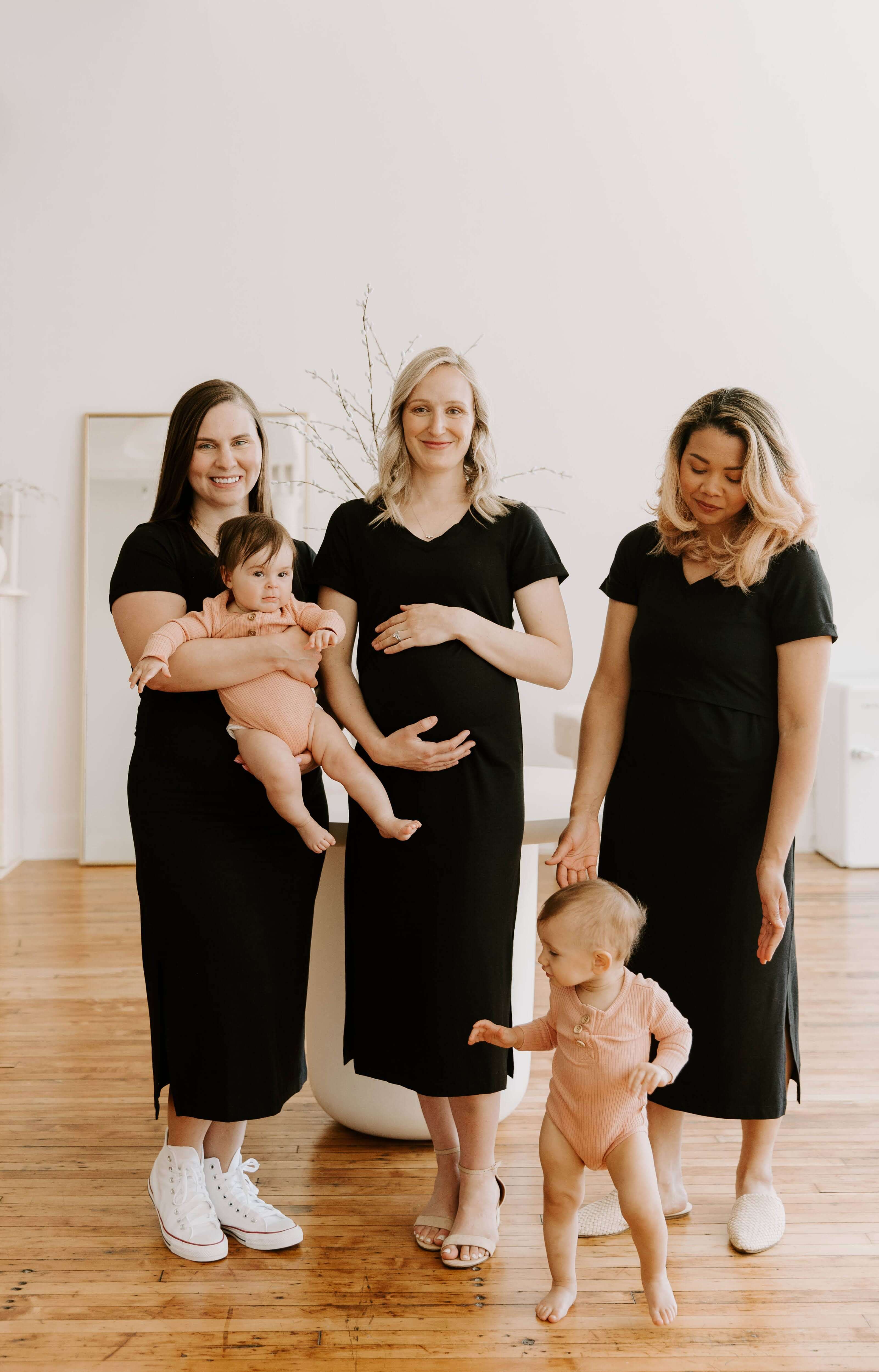 Everyday Breastfeeding Dress | Navy | Milk & Baby