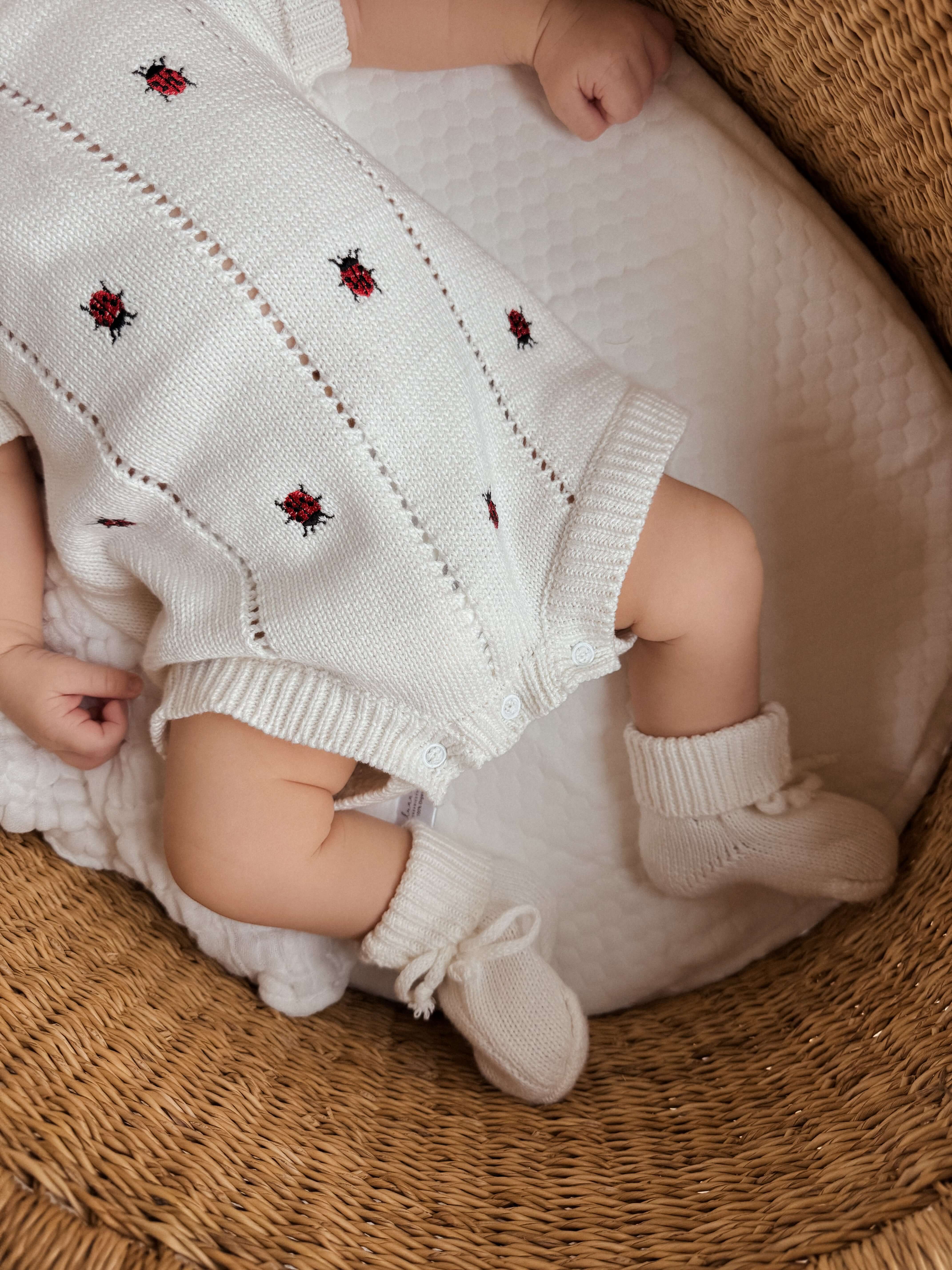 Ladybug Organic Romper | Milk & Baby