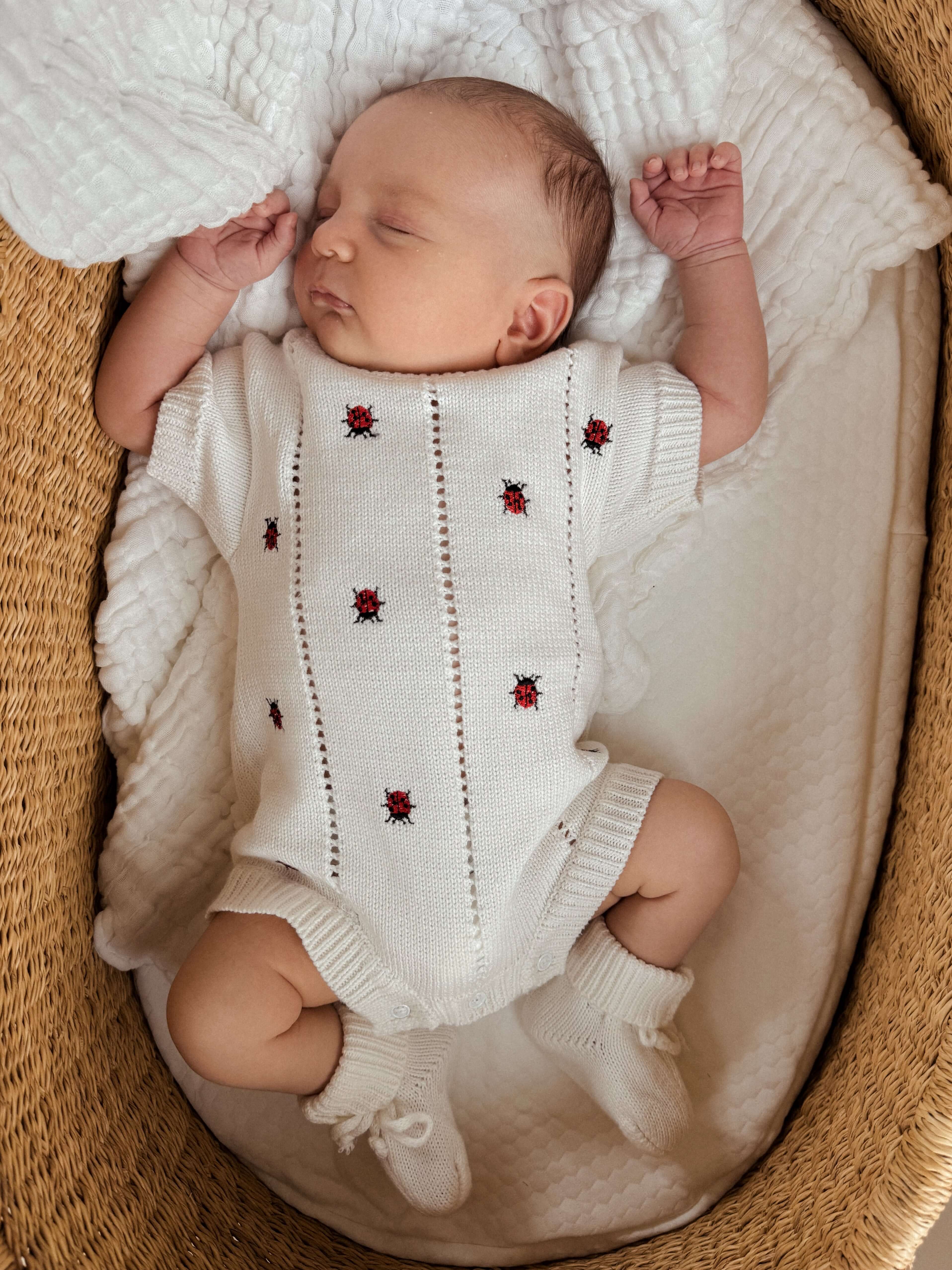 Ladybug Organic Romper | Milk & Baby