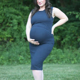 Little Breastfeeding Dress | Navy | Milk & Baby