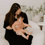 Tiered Breastfeeding Dress | Black | Milk & Baby