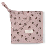 Rose Ditsy | Organic Swaddle Blanket & Hat | Milk & Baby