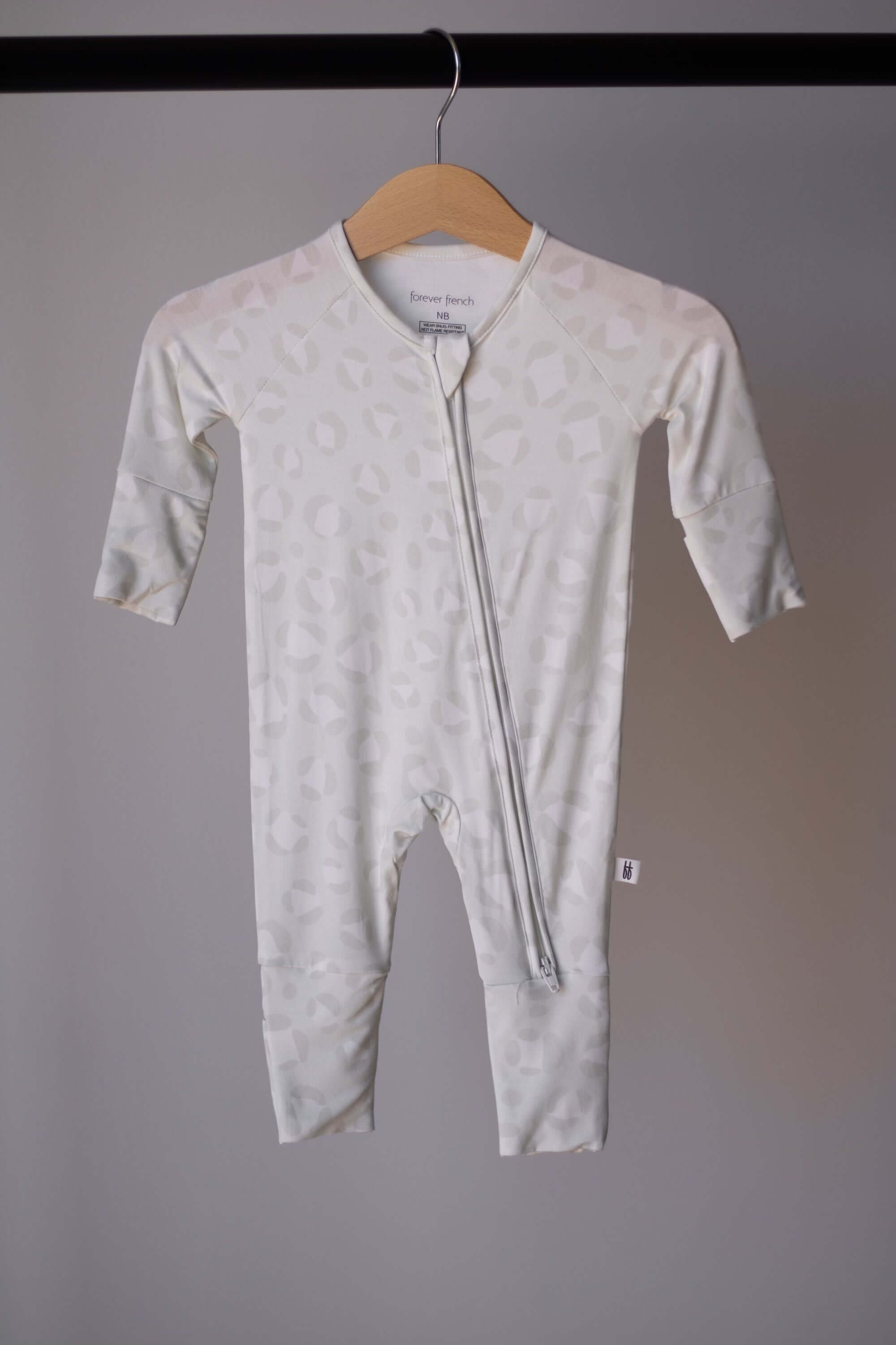 Meow | Bamboo Zip Pajamas | Milk & Baby